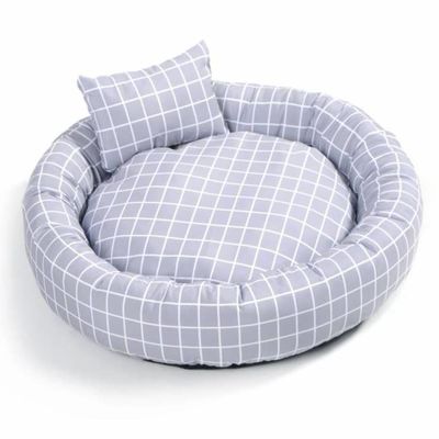 Il letto caldo molle rotondo all'ingrosso dell'animale domestico con i cani dei gatti di Cuddler della ciambella del cuscino inserisce il lusso del letto dell'animale domestico con non il fondo di slittamento