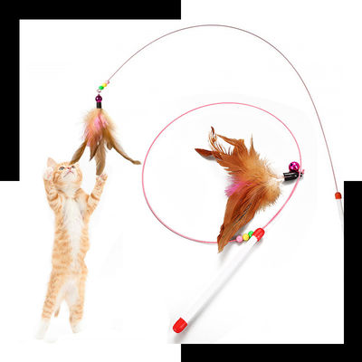 Bacchetta del rompicapo di Hallupets Cat Pet Toys Cat Feather