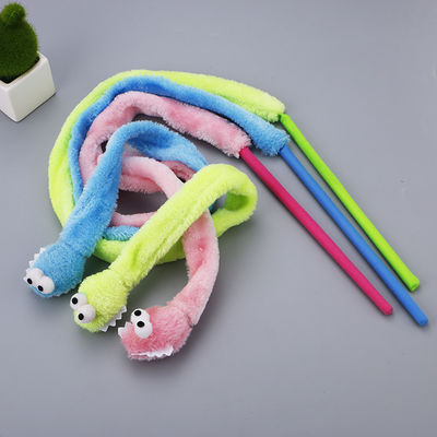 Bacchetta durevole sveglia 31g della peluche di Cat Toy Teaser Snake Shape Kitten