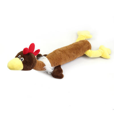 Cani divertenti Toy Squeaky Durable Chew Toys dei gatti della peluche animale resistente di forma del morso