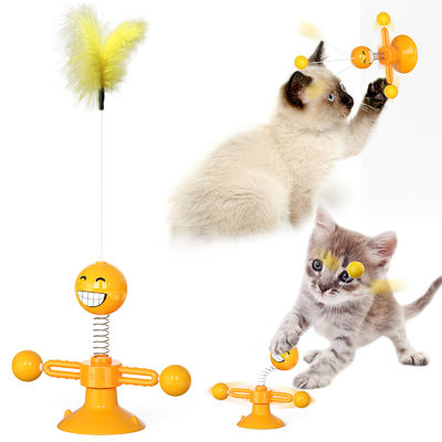 Palla di Cat Pet Toys TPR Cat Spring Toys Kitty Interactive del commestibile