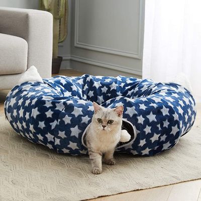 Palla centrale di Cat Tunnel With Bed With Mat Dog Collapsible With Fun di divertimento per il cucciolo dei gattini dell'animale domestico