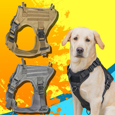 Imbracatura per cani militare tattica della maglia con sicurezza tattica del ODM Molle del fermaglio per servizio &amp; la maglia militare di formazione del cane