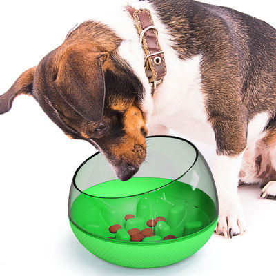 La caduta lenta della ciotola di addestramento del cibo per cani dell'animale domestico rinforza la ciotola lenta 19*19*13.5cm del cane del cibo