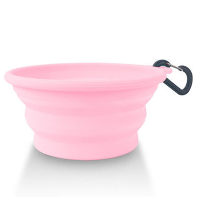 Ciotola all'aperto dell'acqua di viaggio del silicone per la ciotola di Cat Dog Food And Water dei cani