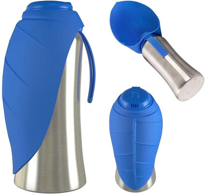 Bottiglia di acqua calda 18 Oz del cucciolo pieghevole del cane