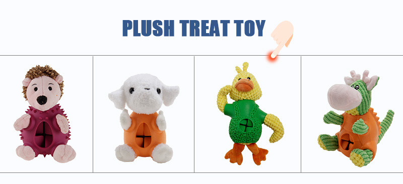 Giocattoli interattivi dell'animale domestico del cane di masticazione della peluche di nascondino di puzzle di squittio aggressivo di Chewers