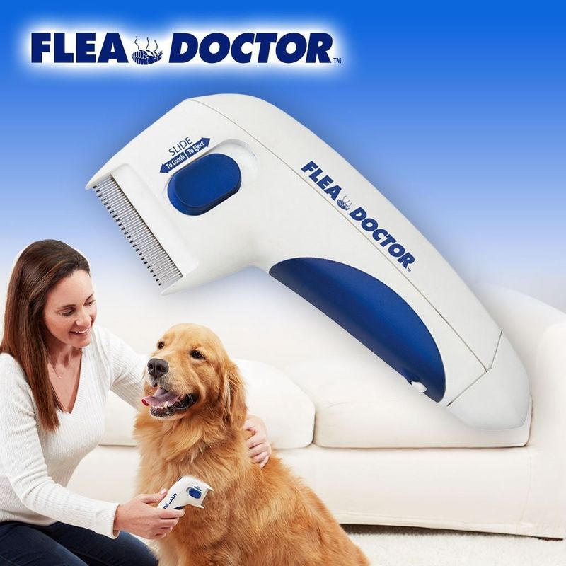 Pulce elettrica e Tick Comb della pulce dell'animale domestico del cane di Hallupets del dispositivo di rimozione elettrico del pettine