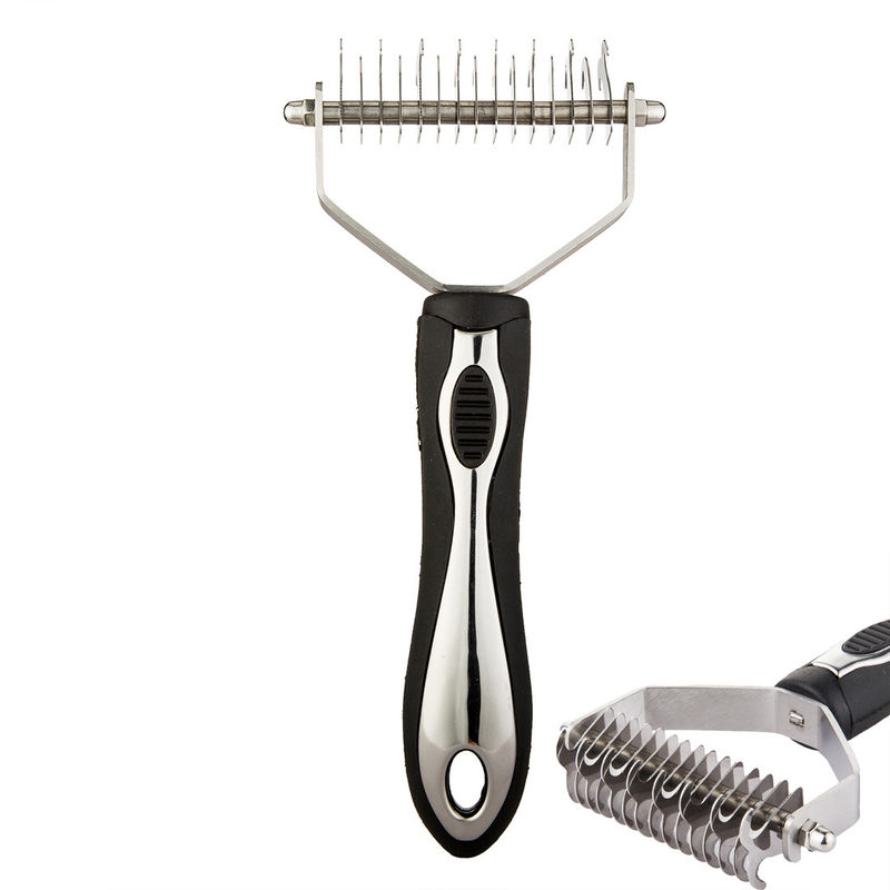 Gli strumenti governare di Cat Massage Comb Brushes Pet dei cani di acciaio inossidabile allungano il pettine dei peli