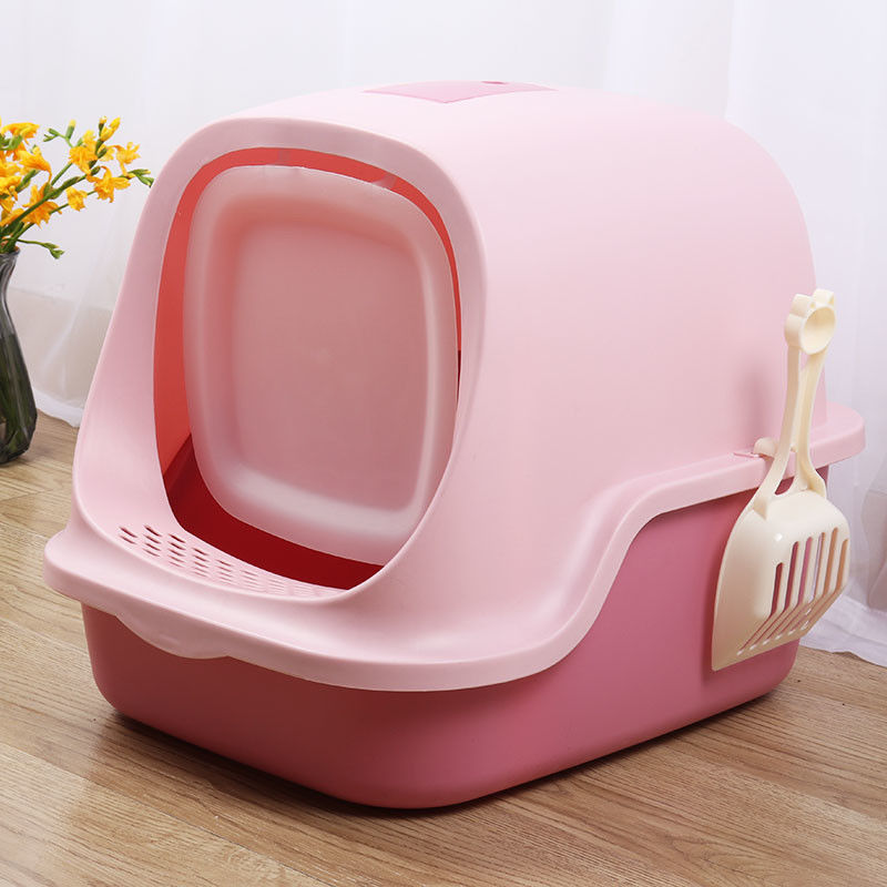 Cat Litter Pan Waterproof Hooded completamente chiusa Cat Litter Box With Shovel