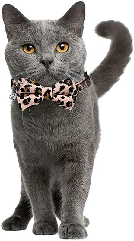 Cravatta a farfalla staccata di Cat Collar Bells With Cute del fermaglio per Kitty Small Dogs Adjustable