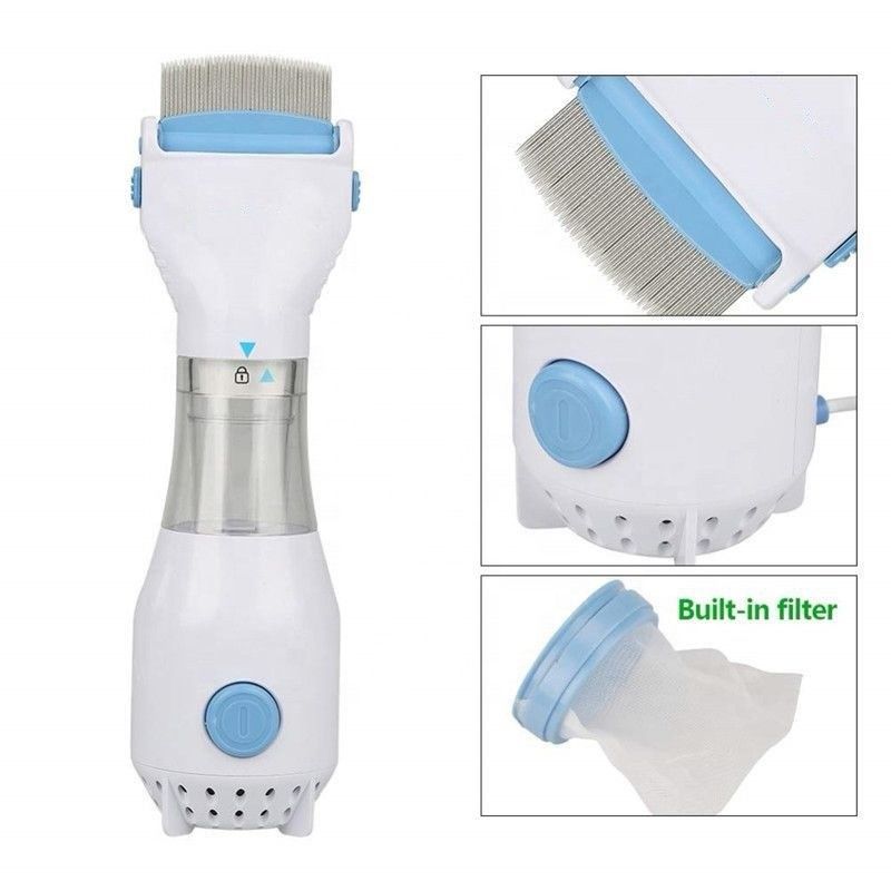 Pulitore dei pidocchi della pulce dell'animale domestico del pettine di Cat Dog Electric Flea Remover e pettine governare