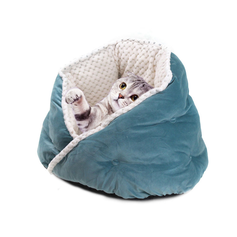 La morbidezza calda Cat Dog Bed Washable Pets della peluche inserisce i gatti che di sonno profondo i cani scavano