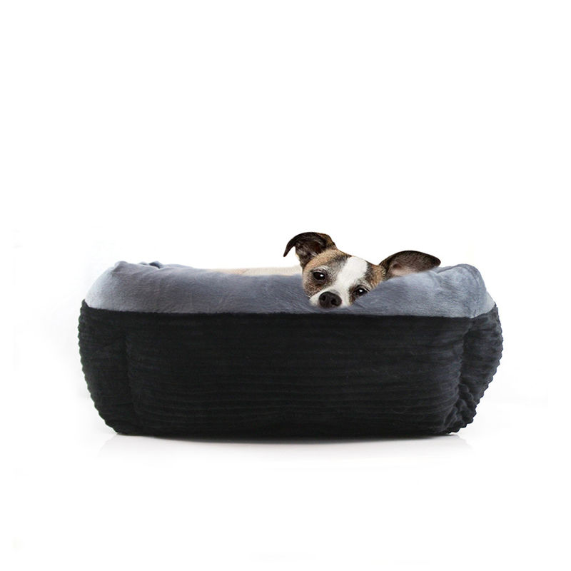 L'animale domestico di Cat Bed Self-Warming Deep Sleep del cane della peluche di rettangolo inserisce gli animali domestici del velluto a coste inserisce il sofà comodo lavabile del cane
