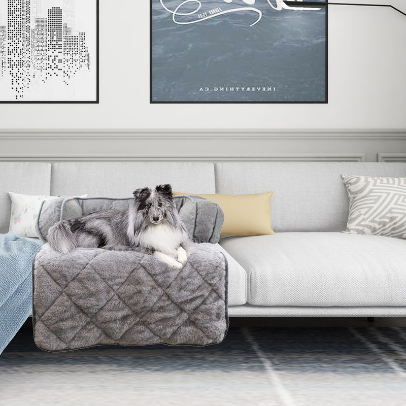 L'animale domestico ritenuto lanuginoso respirabile multifunzionale del letto del cane inserisce l'animale domestico contro lo sporco di lusso Sofa Cushion per il sonno degli animali domestici