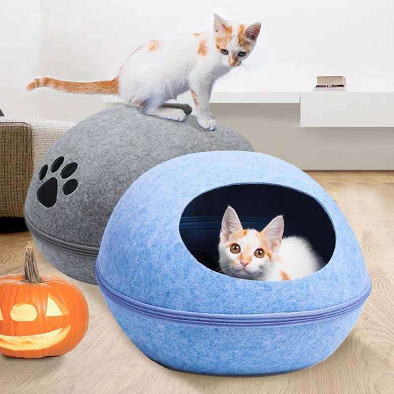 Cane staccabile sveglio respirabile ecologico Cat Cave Bed di forma dell'uovo per i rifornimenti dell'animale domestico