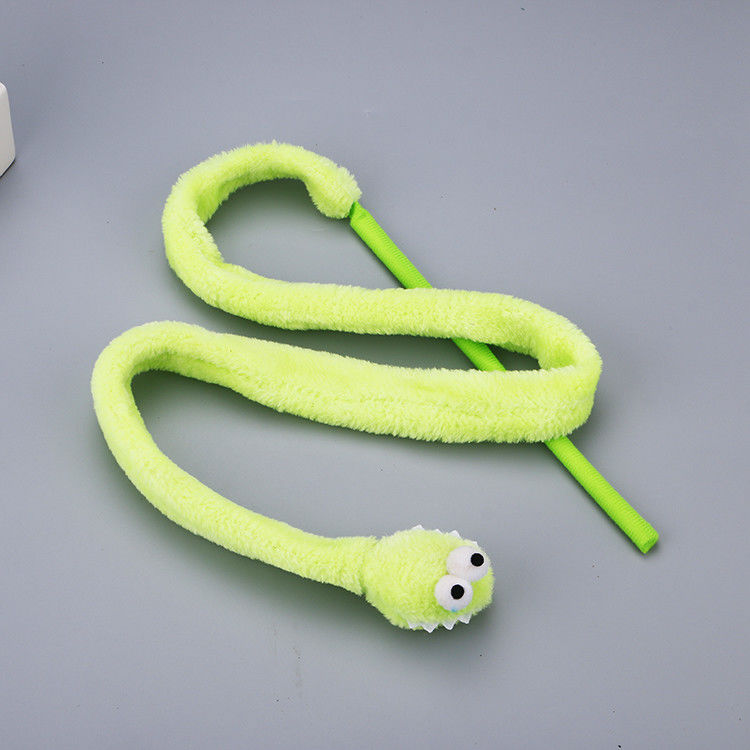 Bacchetta durevole sveglia 31g della peluche di Cat Toy Teaser Snake Shape Kitten
