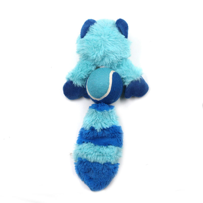 Giocattoli molari interattivi della peluche del cane del cane durevole resistente stridulo di Toy Fox Raccoon Bite