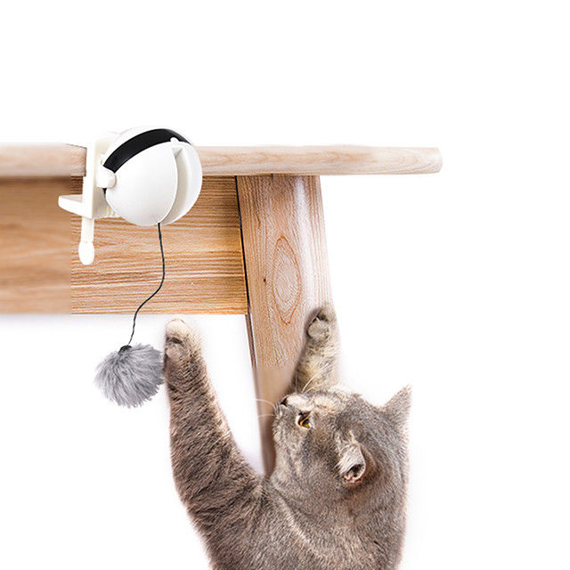 Palla automatica elettronica interattiva Cat Pet Toys Funny Stick Cat Teaser Toy dell'ascensore