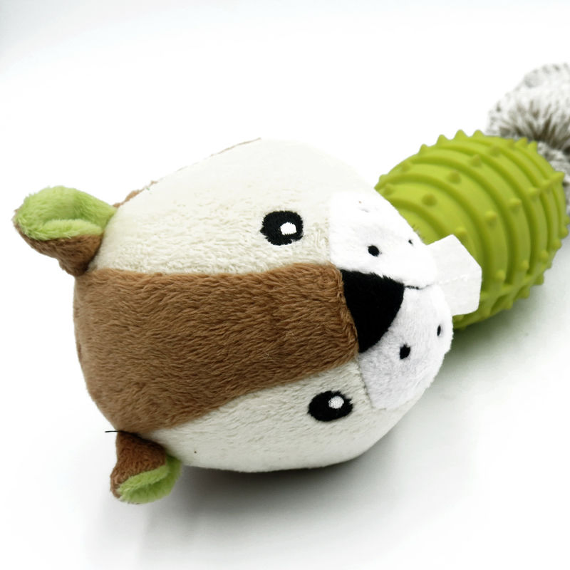 TPR sano ed il forte cane della peluche gioca i denti 70g che puliscono i giocattoli di masticazione della peluche