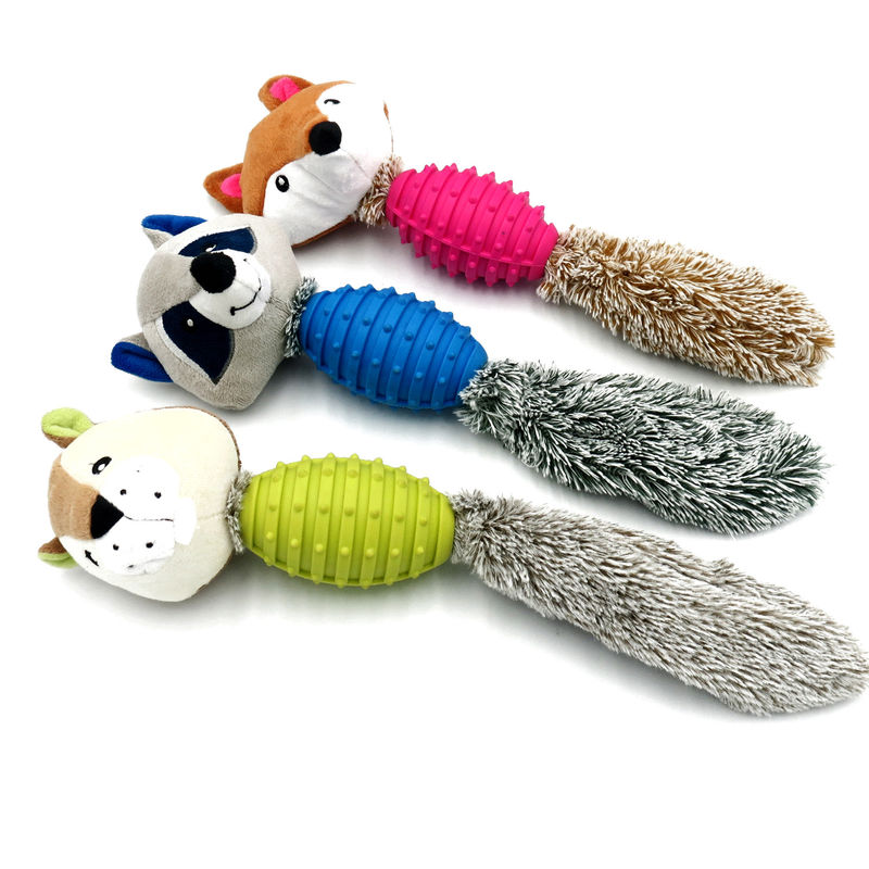 TPR sano ed il forte cane della peluche gioca i denti 70g che puliscono i giocattoli di masticazione della peluche