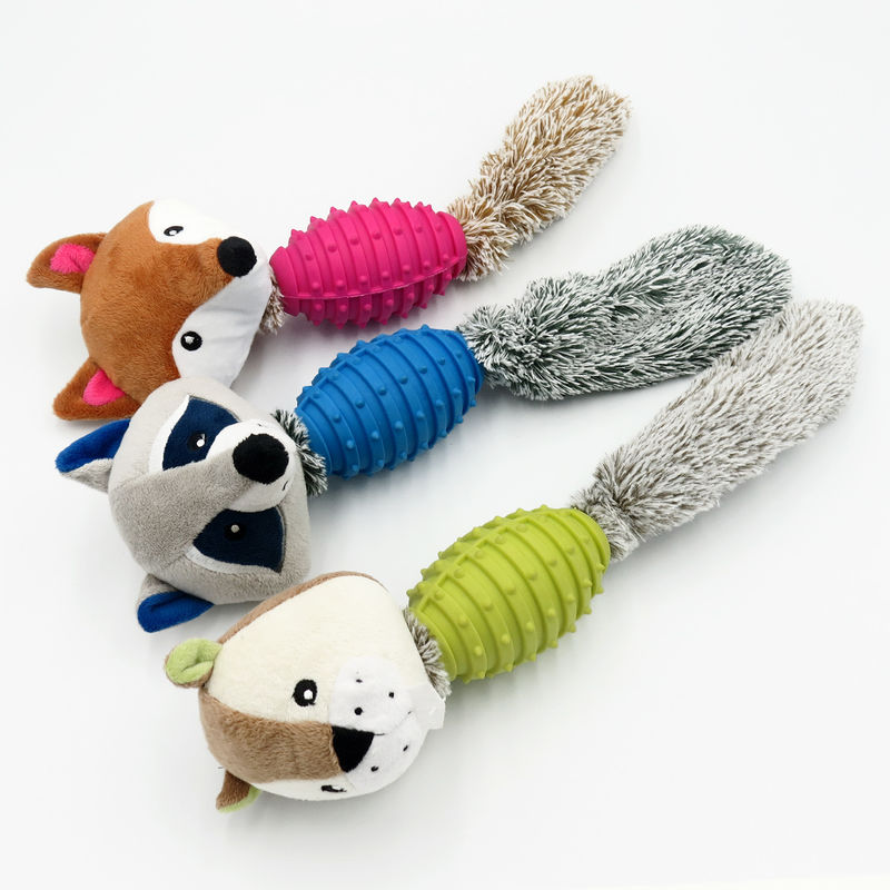 TPR sano ed il forte cane della peluche gioca i denti 70g che puliscono i giocattoli di masticazione della peluche