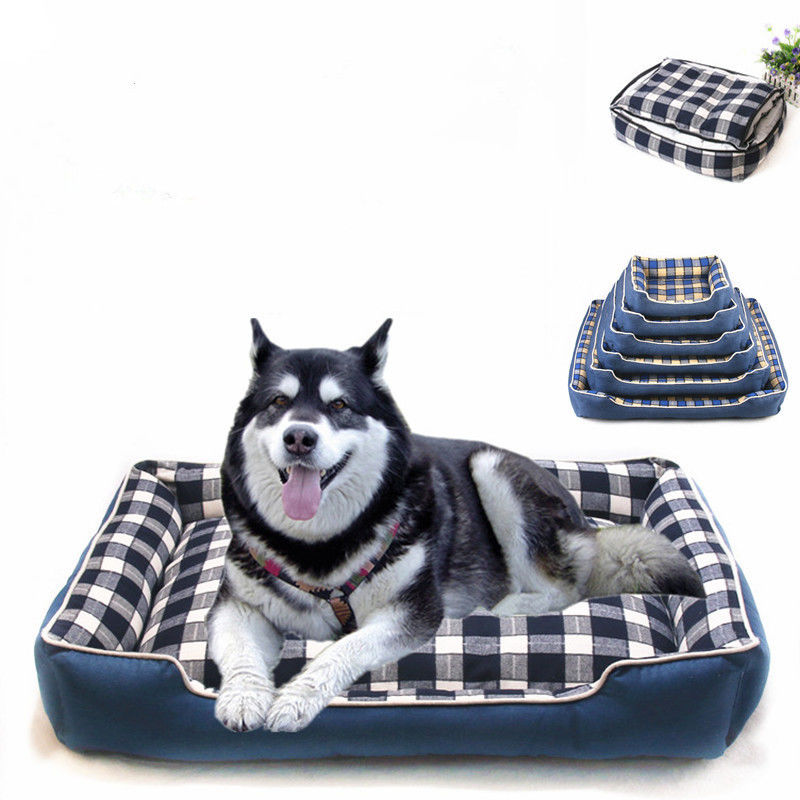 Letto dell'interno molle caldo del cane di comodità del nido della fossa di scolo della Camera della stuoia 740g del cane del reticolo quadrato