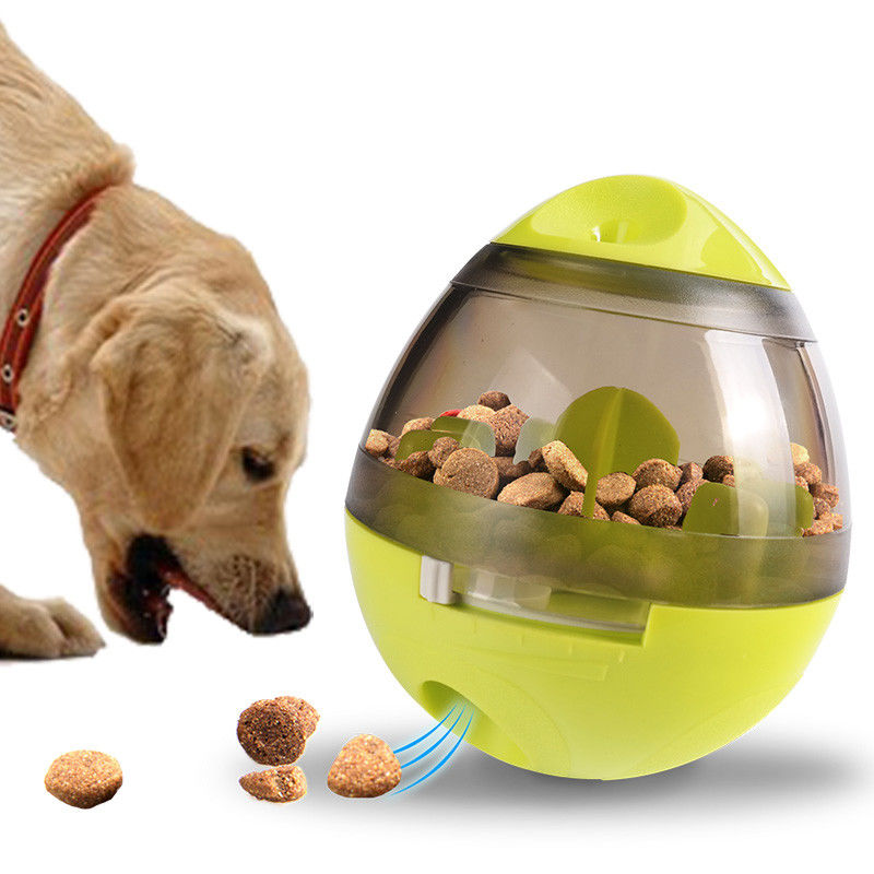 L'animale domestico interattivo del cane gioca la palla automatica di Leakage Food Dispensing della chiavetta