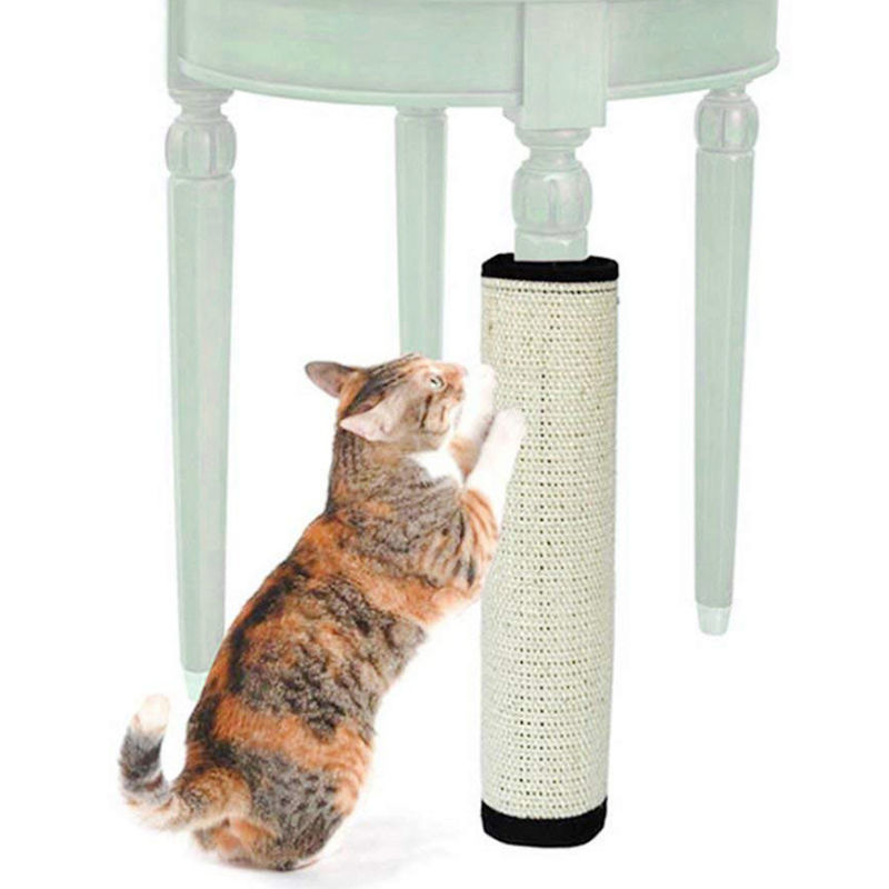 Canapa di sisal delle gambe di Cat Scratch Board Protect Table di colore dell'avorio Cat Claw Toy