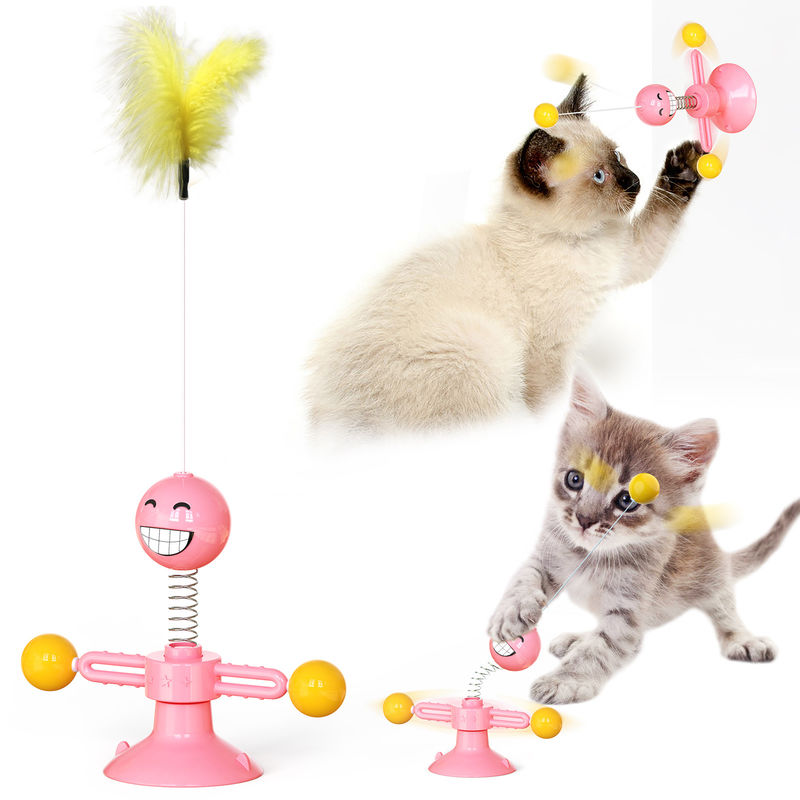 Palla di Cat Pet Toys TPR Cat Spring Toys Kitty Interactive del commestibile