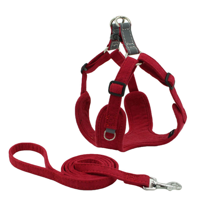 Il cane della pelle scamosciata ed il guinzaglio riflettenti Kit Traction Suit Dog Leash sfruttano il cablaggio protetto contro le esplosioni della maglia dell'insieme del guinzaglio del cane