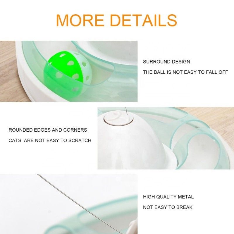Cat Pet Toys With Ball girante elettrica che allevia la farfalla noiosa Cat Toy di auto Hey
