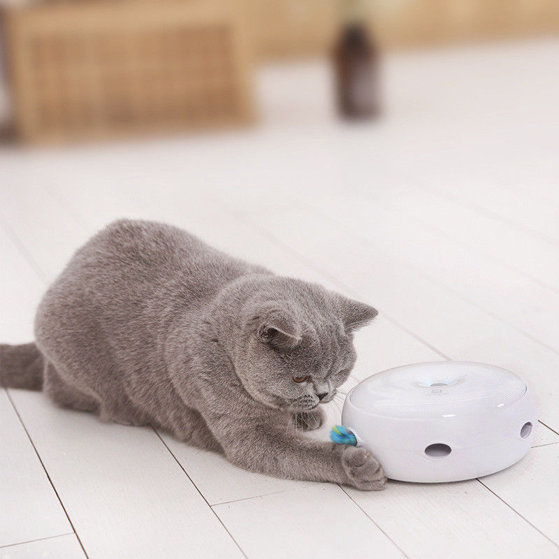 Rotazione intelligente elettrica Cat Toy Feather Cat Toy automatica