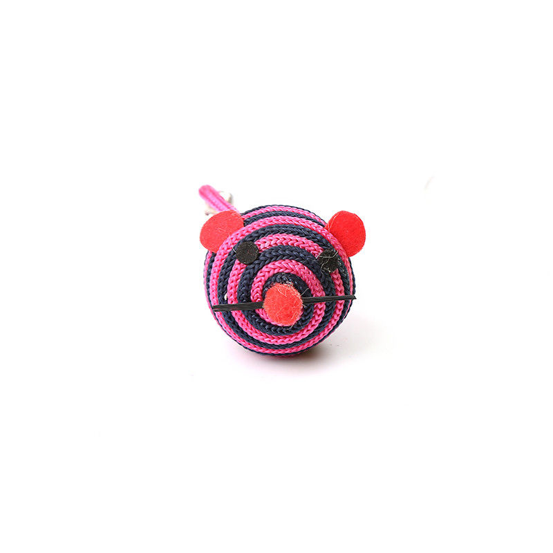 I topi di nylon di Bell Cat Pet Toys With A della corda della corda prendono Cat Mouse Toy