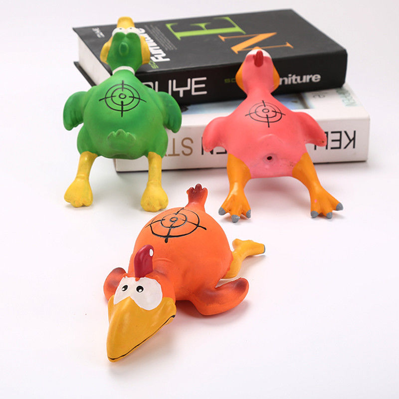 Cane stridulo dell'animale domestico che mastica Toy Molar Latex Screaming Turkey 23cm