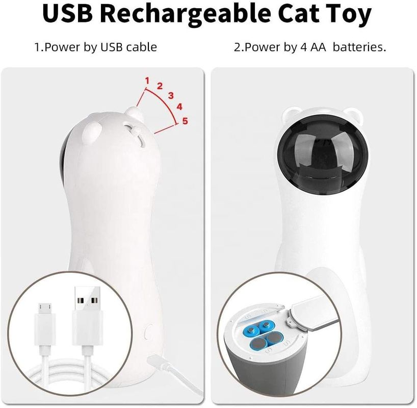 Il carico automatico interattivo di Cat Laser Toy For Kitten USB ha automatizzato il puntatore Cat Toy del laser