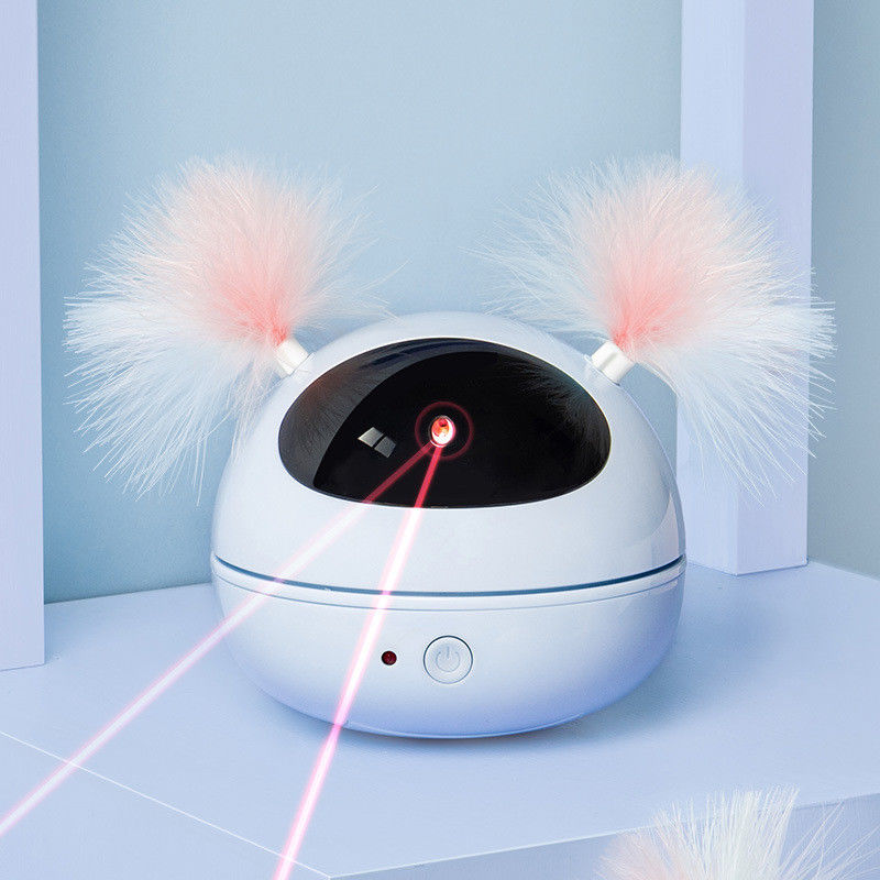 Giocattolo automatico di Cat Laser Toys Interactive Kitten per i gatti dell'interno Smart girante casuale Cat Feat elettronica robot inserita/disinserita