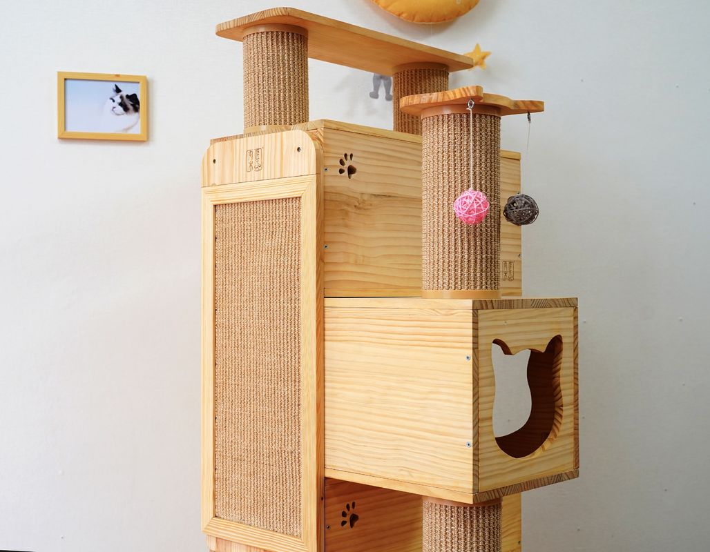 Sicurezza Cat Climbing Tree Tower di lusso