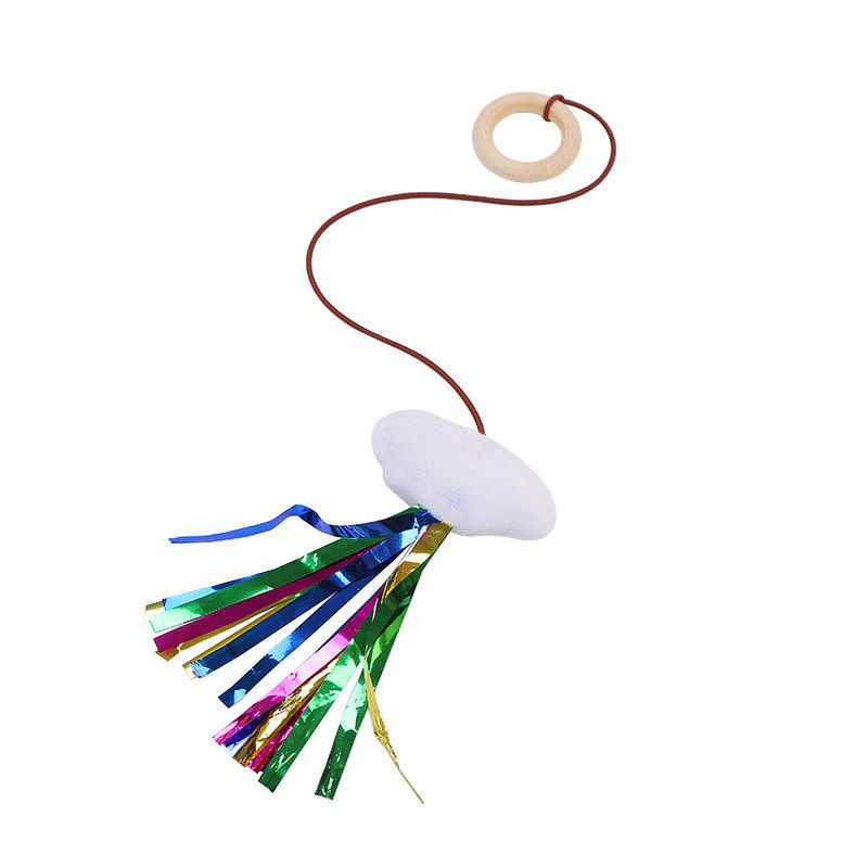 Il laser interattivo Cat Teaser Toy Feathers Wand ha ordinato le scarpe che vocali della peluche gli uccelli modellano Cat Toy Set