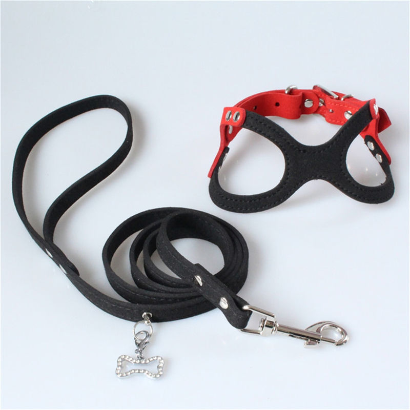Hallupets Mesh Padded Collar Leash Harness molle ha messo il petto del cane e la trazione posteriore