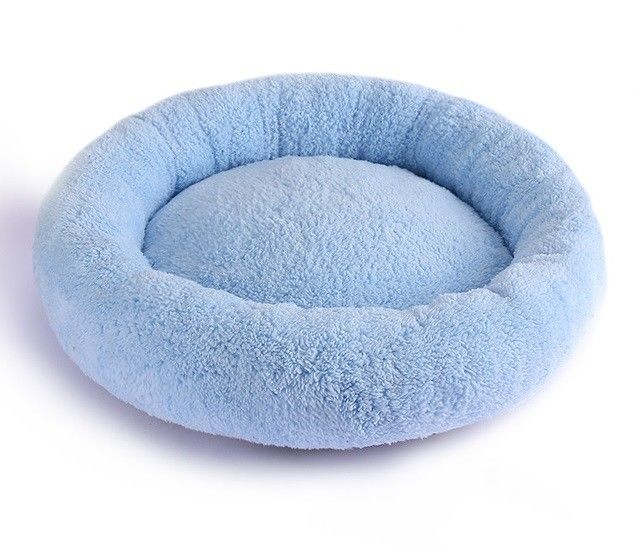 Sofà lavabile 560g del cuscino della peluche della ciambella del letto rotondo molle di lusso del cane per il gatto