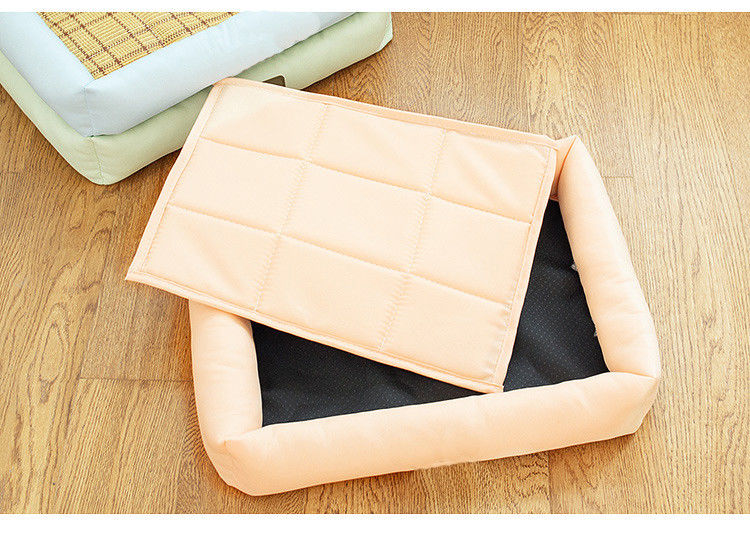Letto di raffreddamento di sonno del cucciolo del letto 650g di Straw Bamboo Cozy Summer Dog