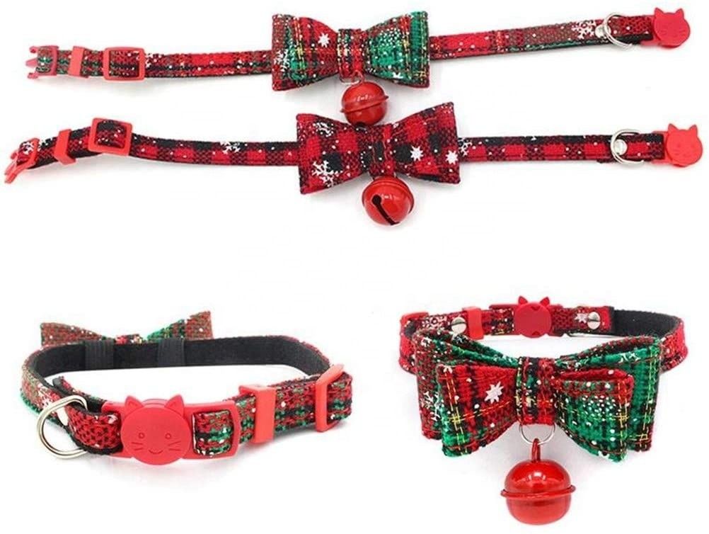 Il cablaggio del guinzaglio del collare di BSCI ha fissato il Natale regolabile staccato Cat Collar della sicurezza di Bell