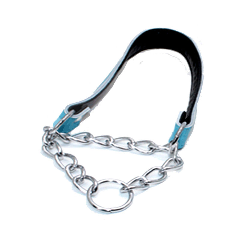 I piccoli grandi cani popolari personali rivestono di pelle il collare di cane della collana della catena del collare