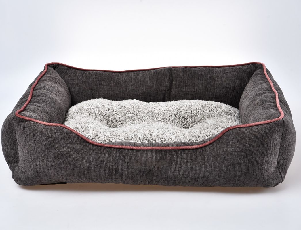 Grande strato ortopedico di lusso allineante impermeabile del sofà del letto del cane con la copertura lavabile smontabile