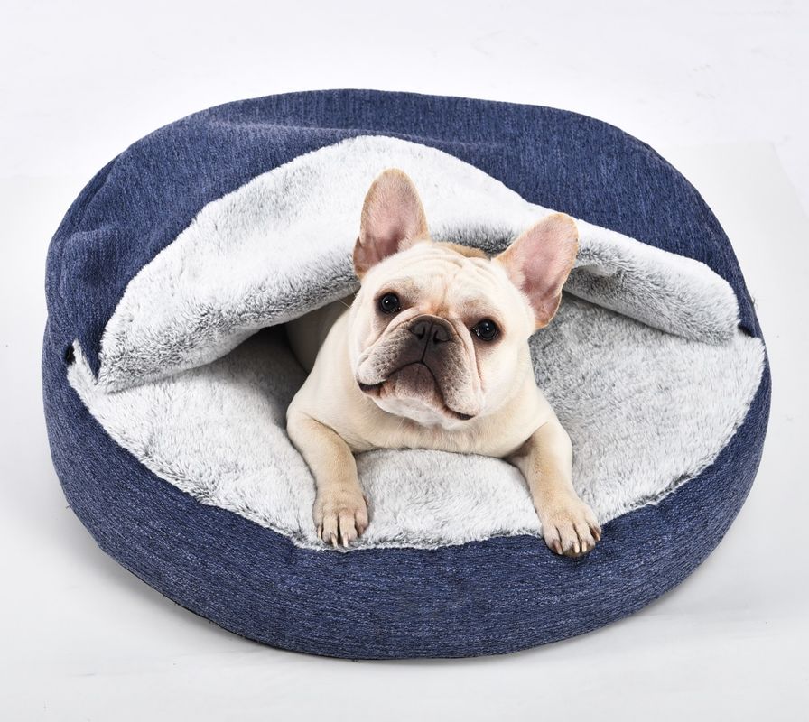 Letto calmante dell'anti di ansia del cane del letto della peluche del nido di Snuggler non animale domestico inferiore lavabile premio di slittamento