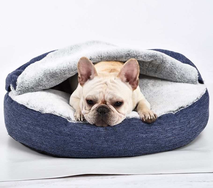Letto calmante dell'anti di ansia del cane del letto della peluche del nido di Snuggler non animale domestico inferiore lavabile premio di slittamento