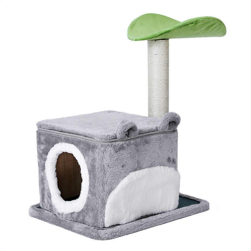 Livello di lusso di Cat Climbing Frame Tree Multi di sicurezza con la caverna che graffia dimensione 61*41*132cm delle poste m.