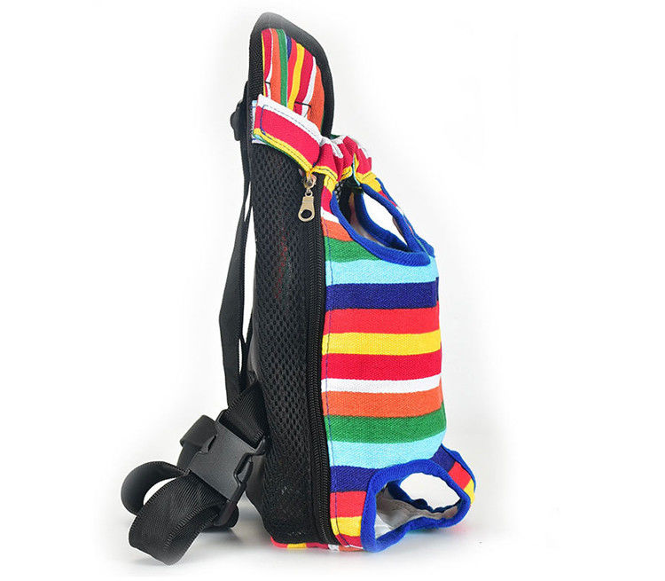 Gambe verso l'esterno Front Dog Carrier Backpack Travel regolabile mani libere per il piccolo cucciolo medio