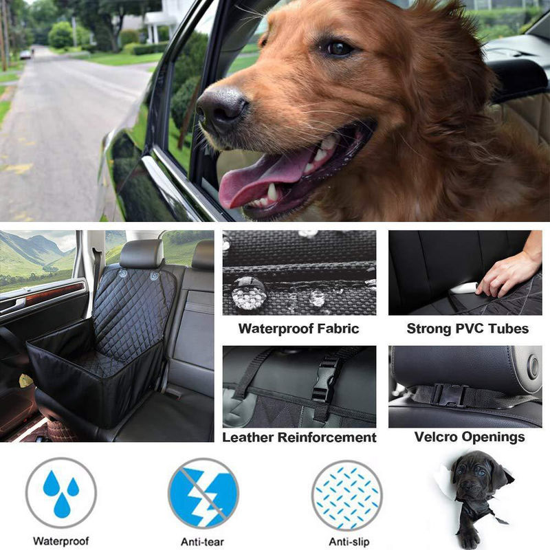 Sede di automobile portatile del ripetitore del cane di aggiornamento con la clip sul guinzaglio 1000g impermeabile di sicurezza